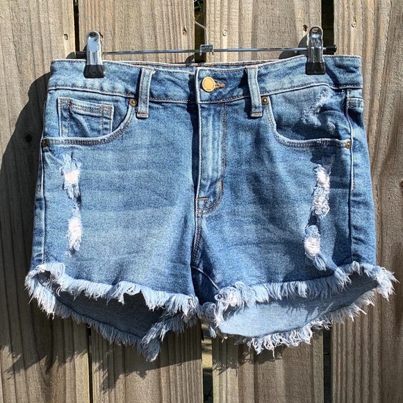 JBD Distressed Denim Jean Shorts - Size Small - Picture 1 of 4